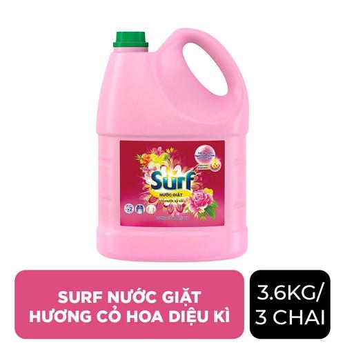 SURF NG hương cỏ hoa diệu kì 3.6kg/3 chai