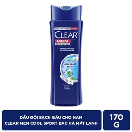 CLEAR MEN Dầu Gội Mát Lạnh Bạc Hà 170g/36 Chai