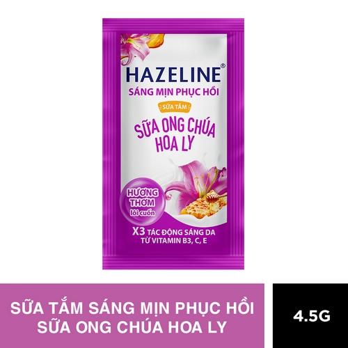 HAZELINE Sữa Tắm Sữa Ong Chúa Hoa Ly (Tím) 4.5gx12/84Dây