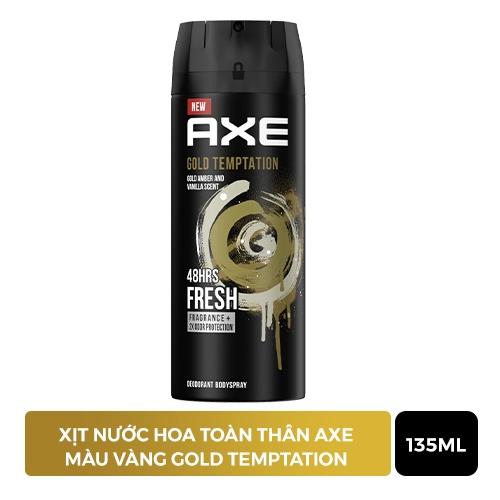 AXE Nam Xịt Ngăn Mùi Toàn Thân Gold 135ml/12 chai