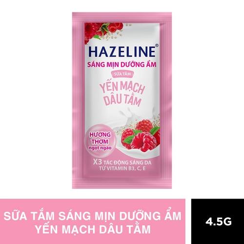 HAZELINE Sữa Tắm S.Da D.Ẩm Y.Mạch D.Tằm (Hồng) 4.5gx12/84Dây