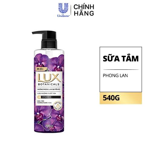 LUX Sữa Tắm Phong Lan Quyến Rũ (Tím) 540g/12 chai