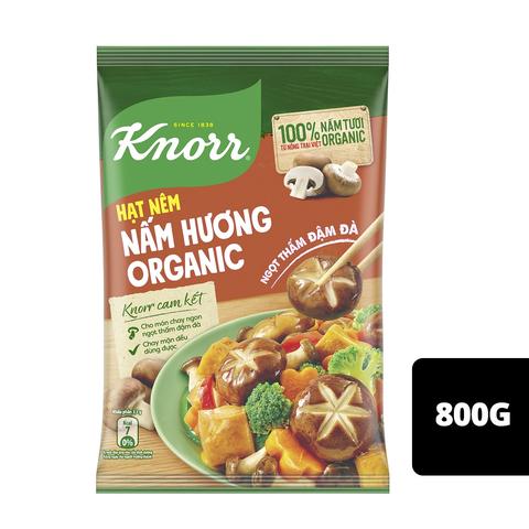 KNORR Hạt Nêm Nấm Hương Organic 800g/8 gói