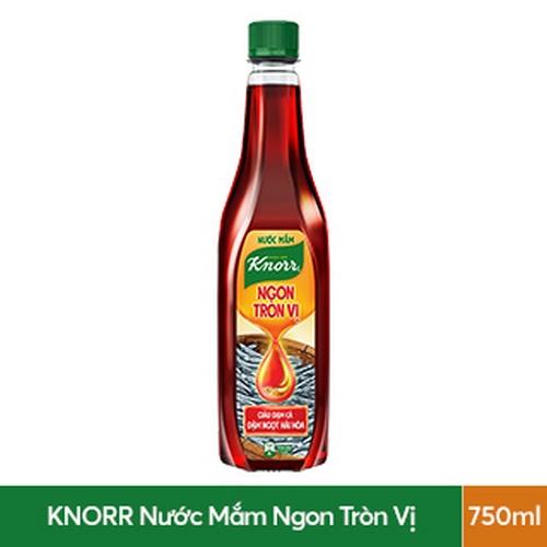 KNORR Nước Mắm Ngon Tròn Vị 750ml/12 chai