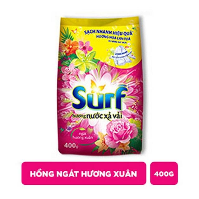 SURF Bột Giặt Hương Nước Xả Vải Ngát Hương Xuân 380g/36 gói