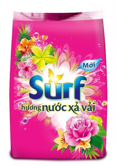 SURF Bột Giặt Hương Nước Xả Vải Ngát Hương Xuân 800g/18 gói