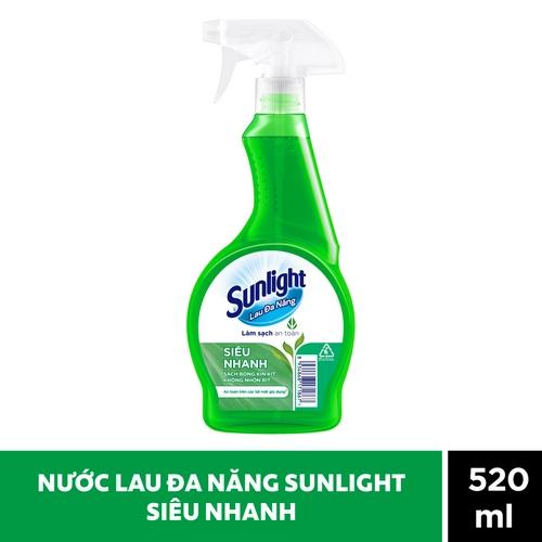 SUNLIGHT Nước lau đa năng Siêu nhanh 520ml/12 chai