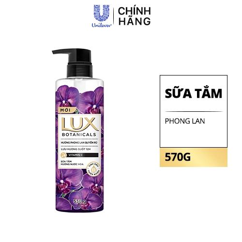 LUX Sữa Tắm Botanicals Hương Phong Lan Quyến Rũ 570g/12 chai