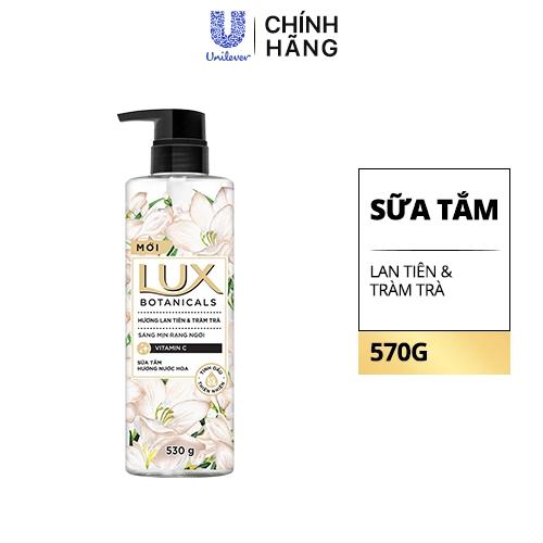 LUX Sữa Tắm Botanicals Hương Lan Tiên &Tràm Trà 570g/12 chai