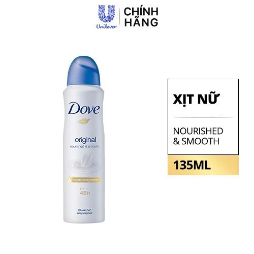 DOVE Nữ Xịt Khử Mùi Nourished&Smooth 135ml/12 chai