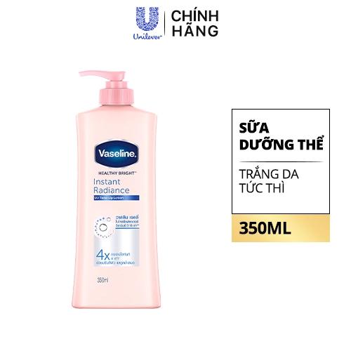 VASELINE Sữa Dưỡng Thể Trắng Da Tức Thì 350ml/12 Chai