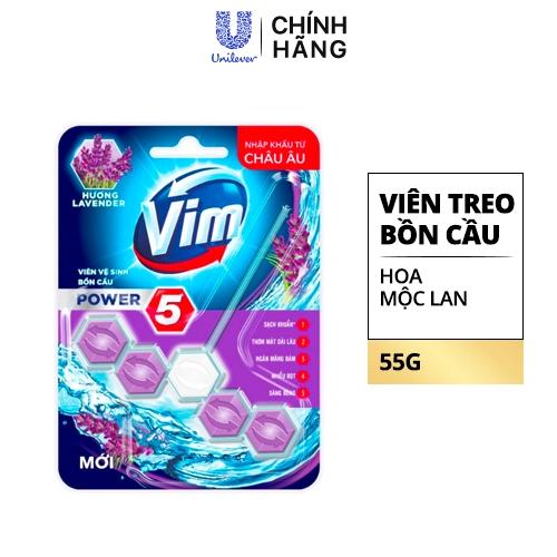 VIM Viên Treo Bồn cầu Hoa Mộc Lan 55g/9 túi