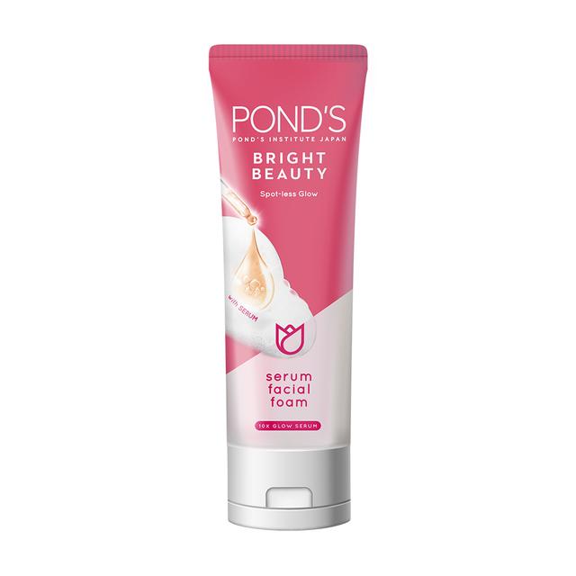 PONDS Sữa Rửa Mặt Trắng Hồng Rạng Rỡ 50g(1+3 Kem Dưỡng Sáng Da Ban Ngày 6.5g)/24 bộ