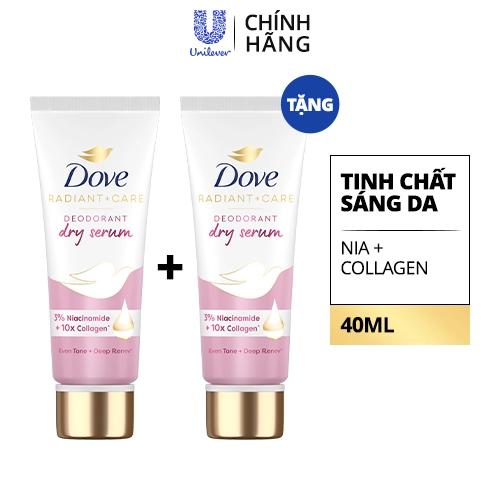 DOVE Nữ Tinh Chất Sáng Da NIA + Collagen 40ml/24 tuýp