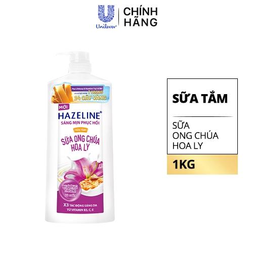 HAZELINE Sữa Tắm Sữa Ong Chúa Hoa Ly 1kg (1+thẻ cào)/12 bộ