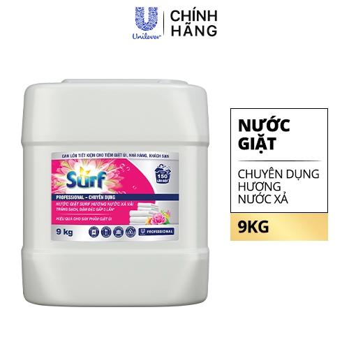 SURF Nước Giặt Chuyên Dụng Hương Nước Xả 9kg/1 can