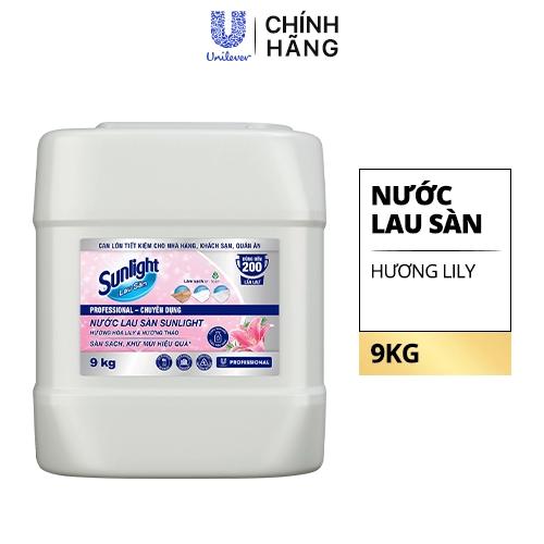 Sunlight NLS Tinh Dầu T.Mát Hương.Lily Chuyên Dụng 9kg/1 can