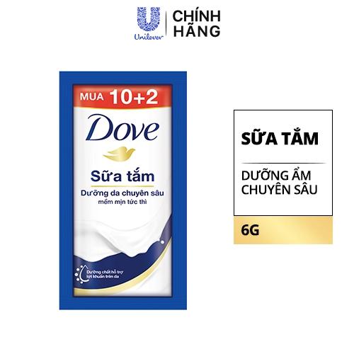 DOVE Sữa Tắm Dưỡng Ẩm Chuyên Sâu (Xanh Đậm) 12x6g/84 dây