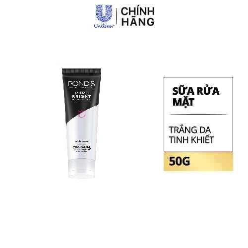 PONDS sữa rửa mặt trắng da tinh khiết 50g/24 tuýp