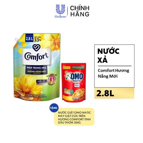 COMFORT Ph.Tr.Nhà H.NắngMới túi2.8L(1+1OMO 350g)/3bộ