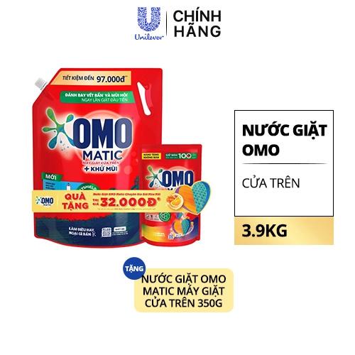 OMO NG Cửa Trên 3.9kg (1+1 Omo Giữ Màu 350g)/3 Bộ