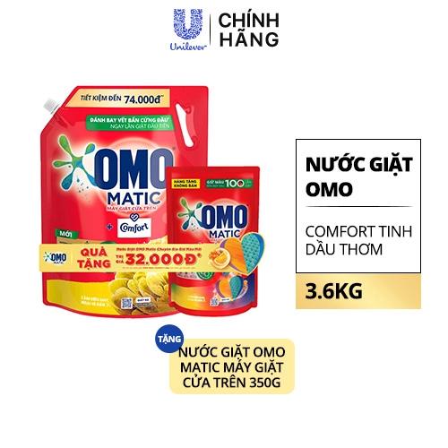 OMO NG CFT Tinh Dầu Thơm 3.6kg (1+1 Omo Giữ Màu 350g)/3 Bộ